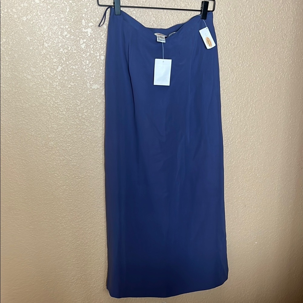 NWT Talbots Silk Maxi Skirt